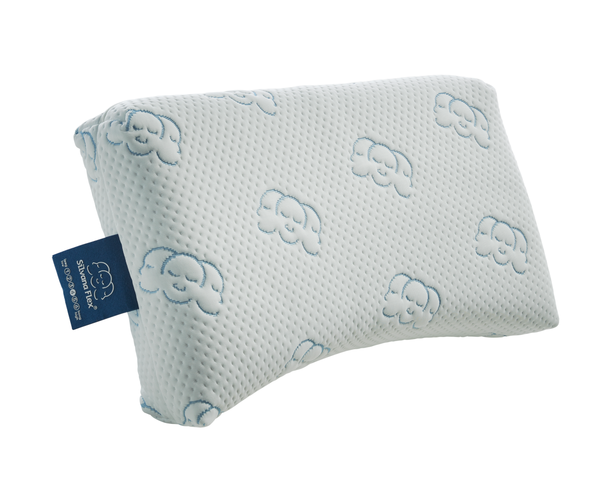 Hoofdkussen Silvana Flex Blauw (Beetje Stevig)